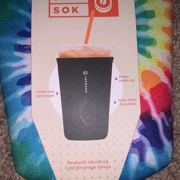 NWT Tie-Dye Java Sok, Size Medium - Picture 3 of 4